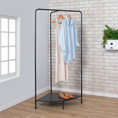 Small black clothes online rail